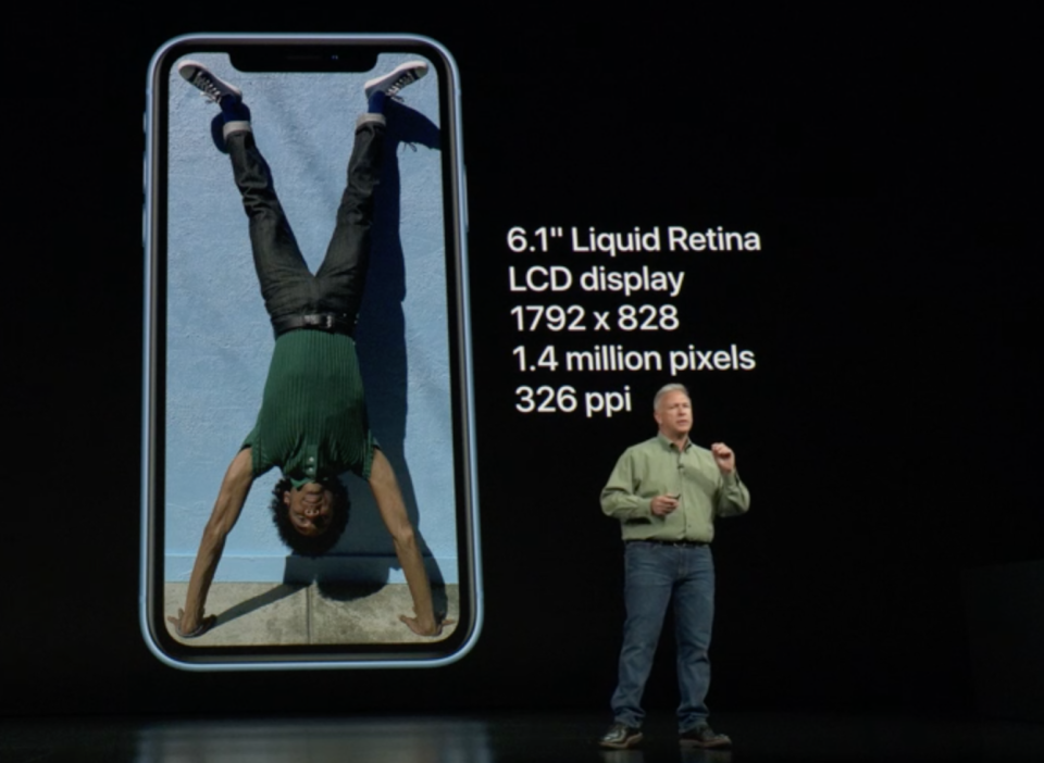 The iPhone Xr. (Apple)