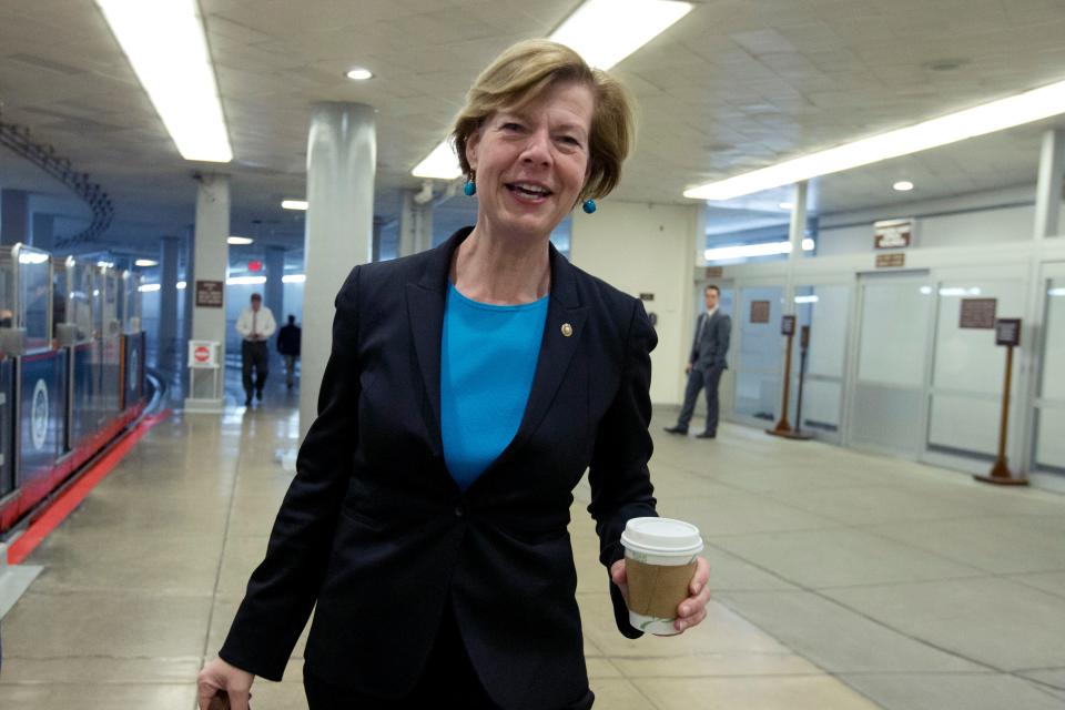 Democrat Tammy Baldwin is a senator of Wisconsin, a state Democrats need in November.