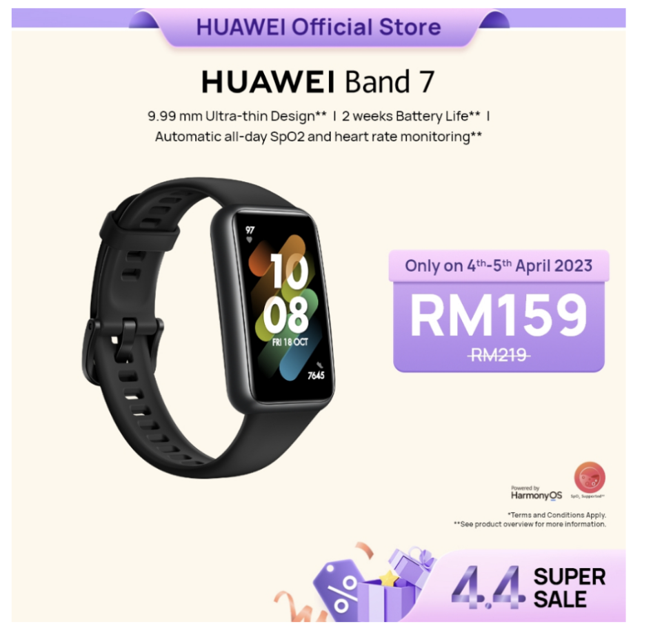 Huawei Band 7. (PHOTO: Shopee)