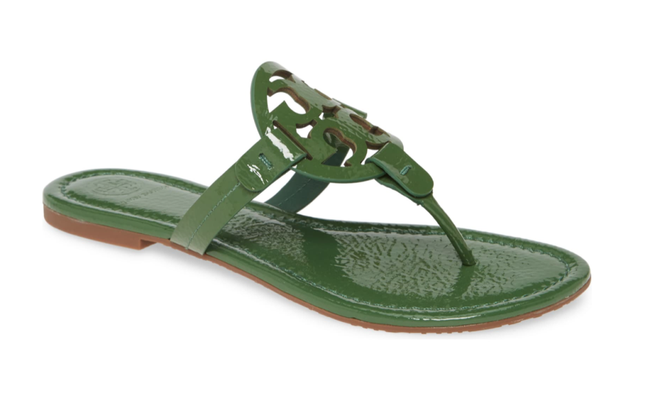 Tory Burch Miller Flip Flop in Arugula