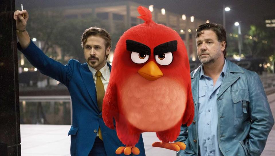 Angry Birds: La Película opacó el estreno de The Nice Guys, según