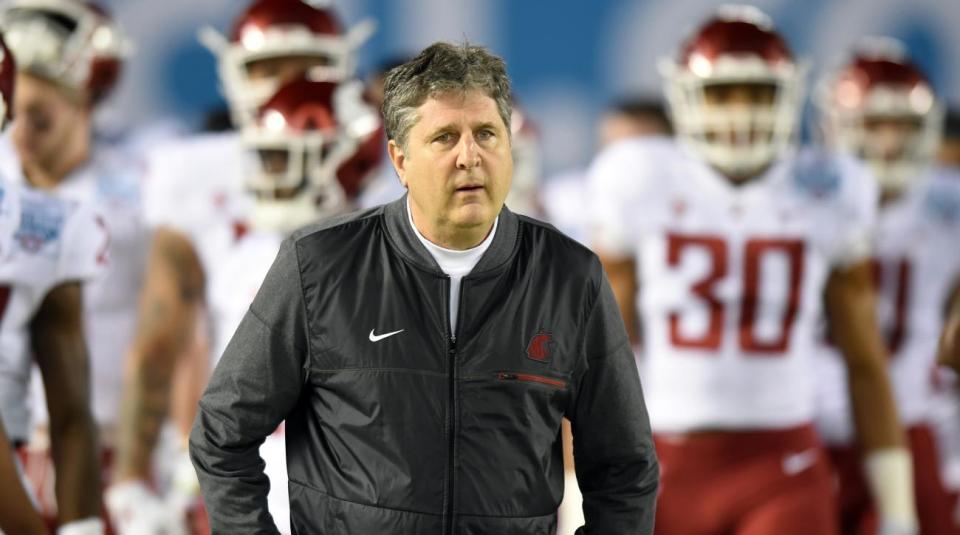 The Washington State Cougars are 5-1 this season under coach Mike Leach. (AP)