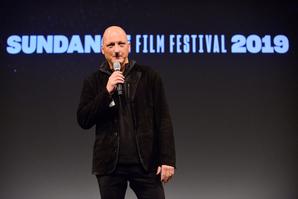 Director Dan Reed speaks onstage during the ‘Leaving Neverland’ Premiere during the 2019 Sundance Film Festival at Egyptian Theatre on January 25, 2019 in Park City, Utah. (Photo by Jerod Harris/Getty Images)