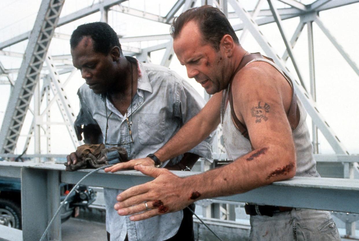 Samuel L. Jackson y Bruce Willis en La jungla de cristal III (John McTiernan, 1995) IMDB