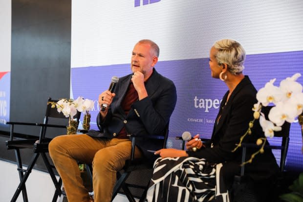 Nordstrom's Chris Wanlass and HFR founder Brandice Daniel talked about what fashion companies look for when hiring, <p>Photo: Courtesy of Harlem's Fashion Row</p>