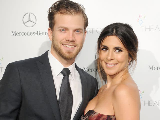 <p>Gregg DeGuire/WireImage</p> Jamie-Lynn Sigler and Cutter Dykstra in 2014.