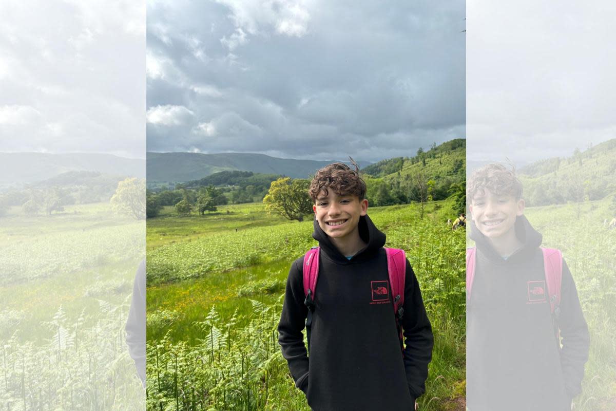 Teenager treks 22 miles and raises £1,240 for charity