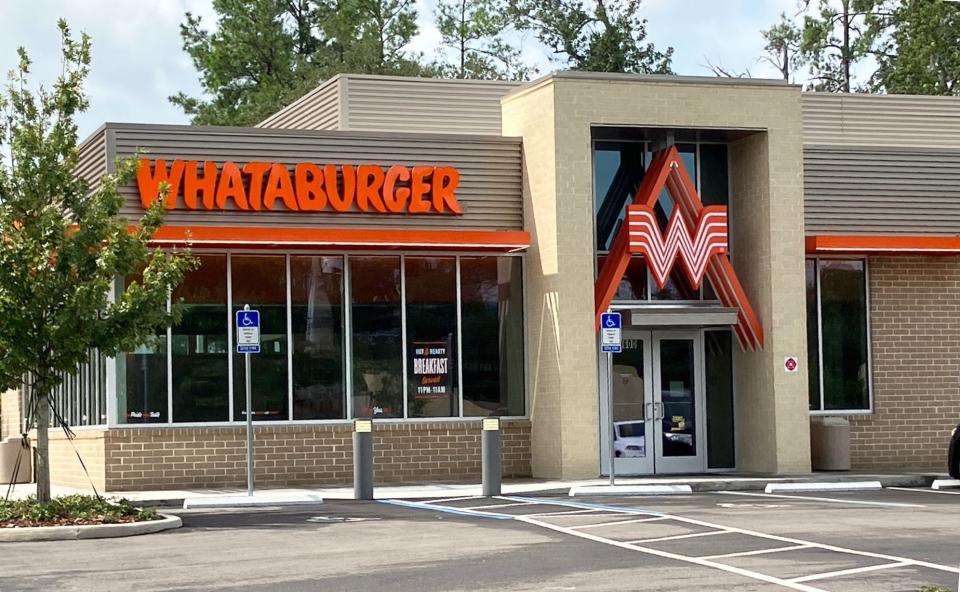 Texas-based Whataburger recently opened its 12th Jacksonville-area restaurant at 10600 San Jose Blvd in Mandarin.