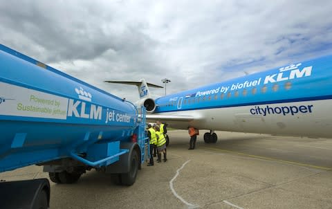 KLM flew its final Fokker flight last year - Credit: 2011 AFP/MARCEL ANTONISSE