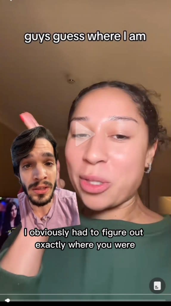 Ben-Hayun made his videos with Ponder into a series on his TikTok page called “finding her.” TikTok/@yuvaltheterrible