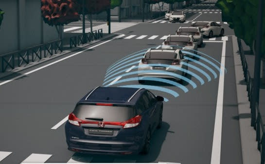 Automatic Emergency Braking graphic