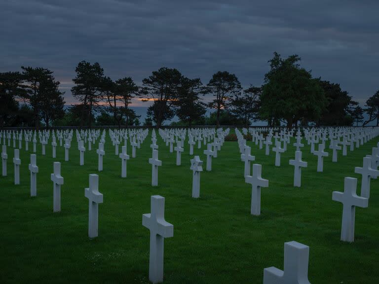 El Cementerio Americano de Normadía, en Colleville-sur-Mer, Francia 