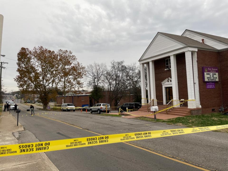 Church Shooting Nashville (Copyright 2022 The Associated Press. All rights reserved.)