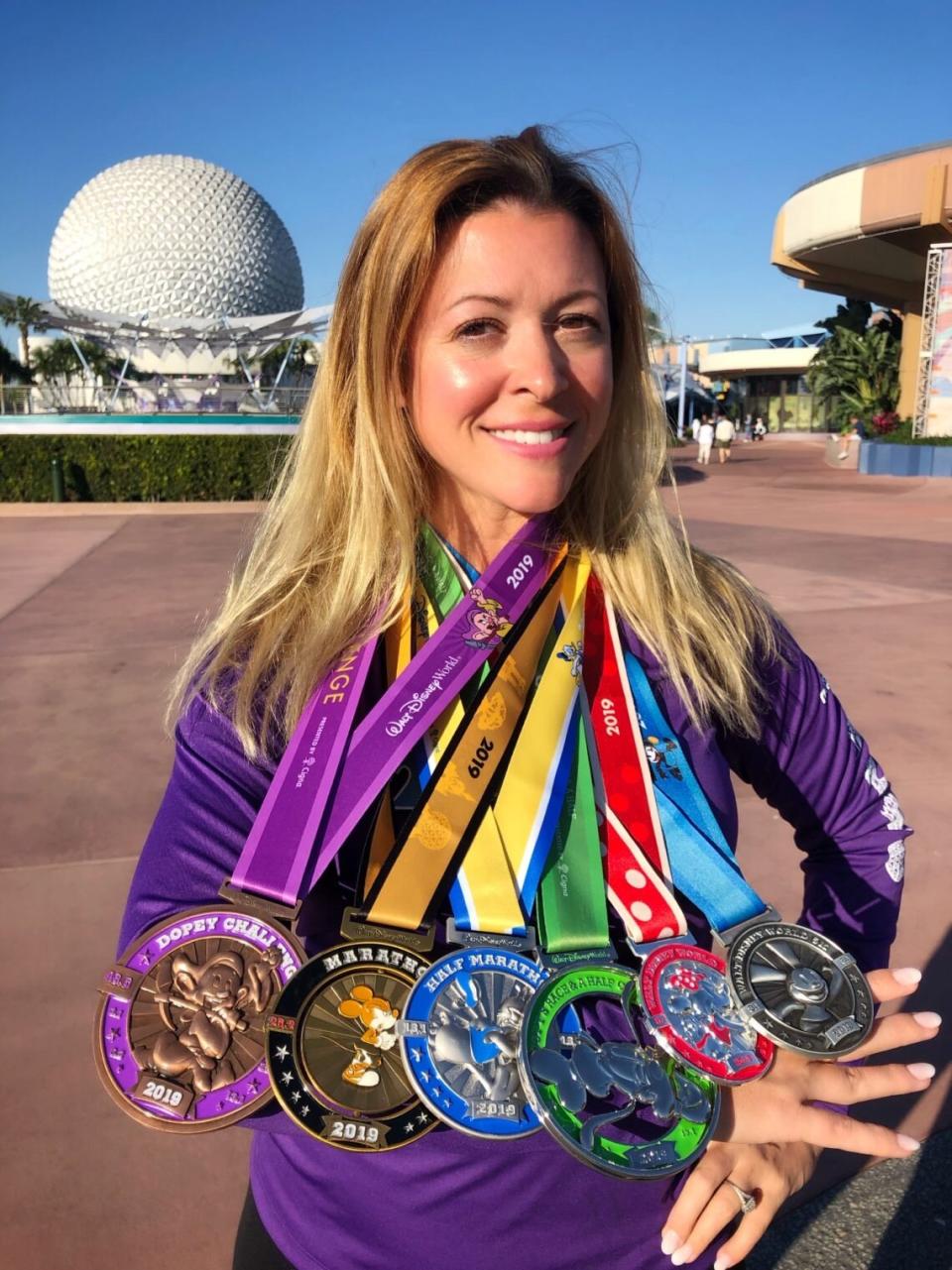 Lisa DiNoto and medals