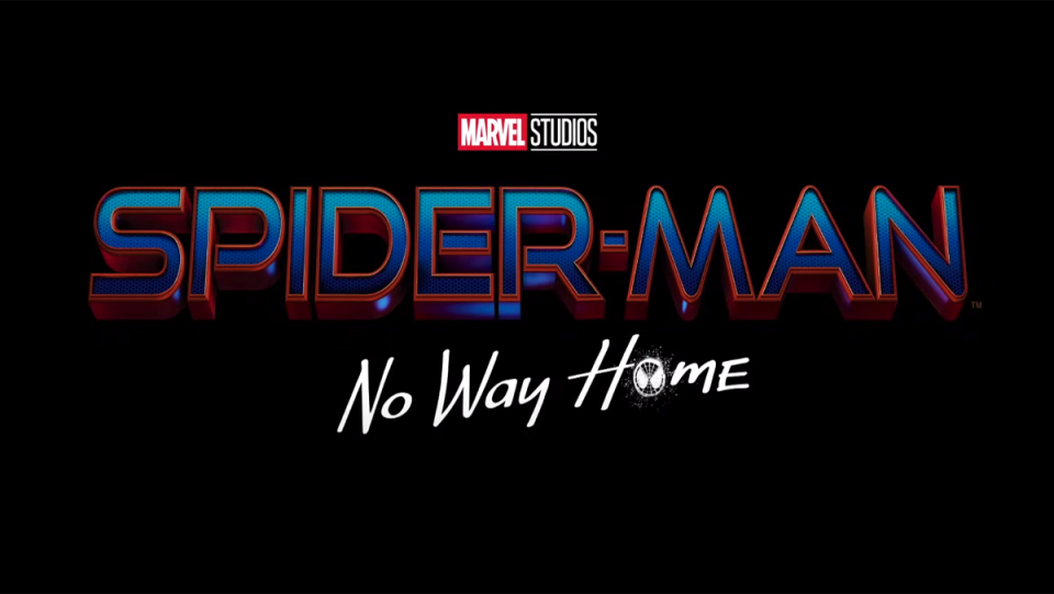 Spider-Man: No Way Home title card.
