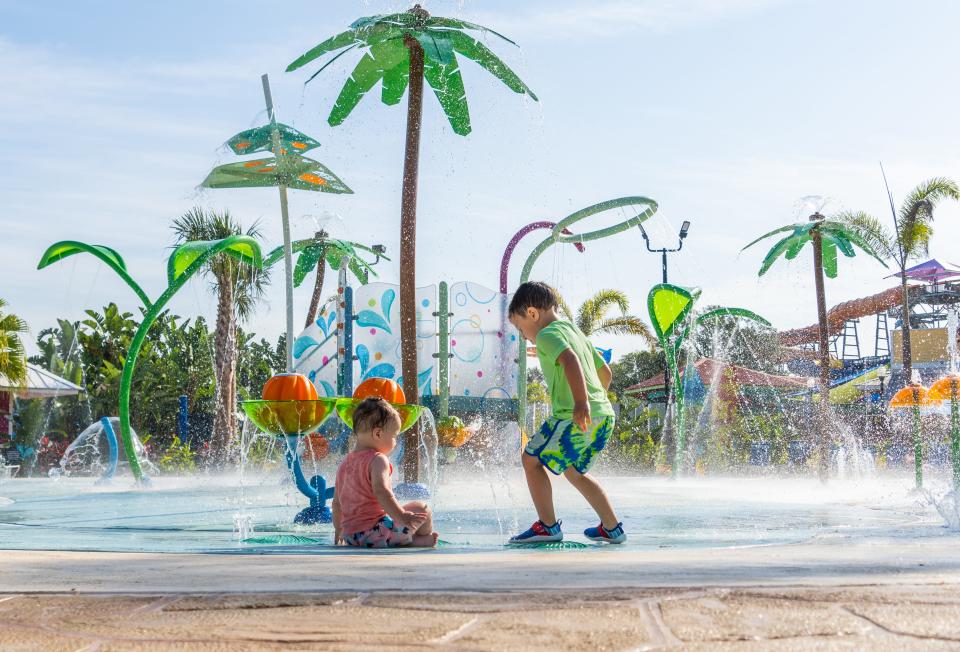 Shaka-Laka Shores is a zero-depth play area for Adventure Island's youngest guests.