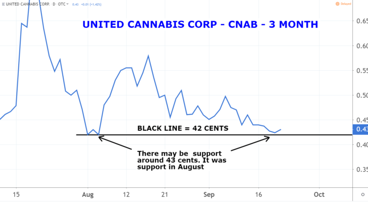 Marijuana Penny Stocks: United Cannabis Corporation (CNAB)