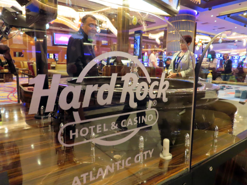 A dealer conducts a game of roulette at the Hard Rock casino in Atlantic City, N.J., Aug. 8, 2022. On Oct. 17, 2022, New Jersey gambling regulators reported Atlantic City's casinos won nearly $252 million from in-person gamblers in September, putting them on track to exceed pre-pandemic levels of revenue by the end of the year. (AP Photo/Wayne Parry)
