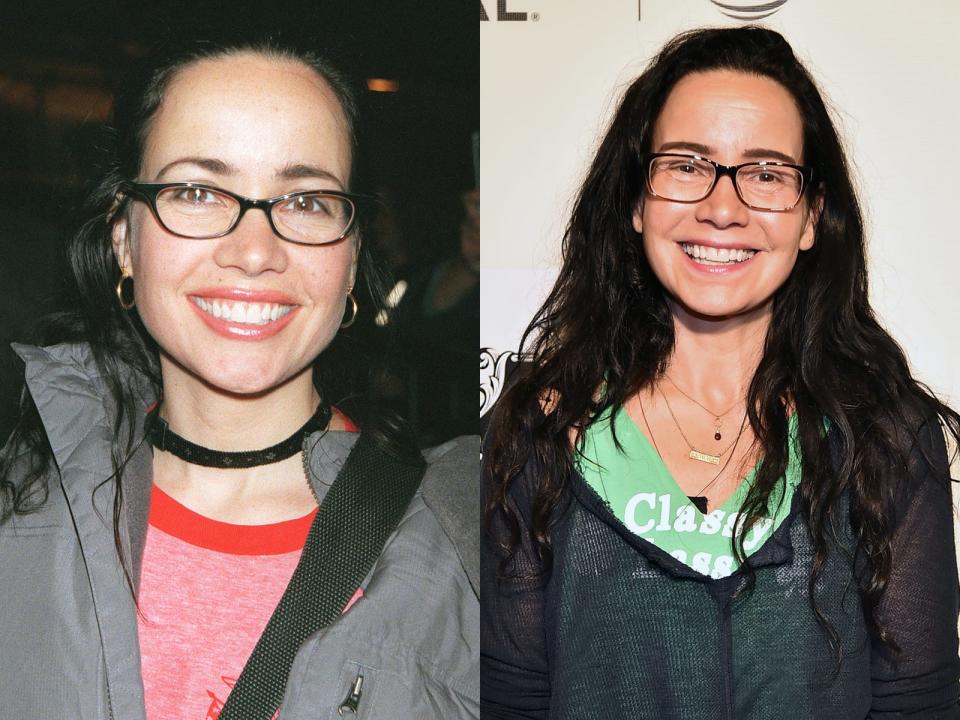 Janeane Garofalo then and now