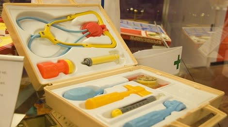 Toy doctor's kit.