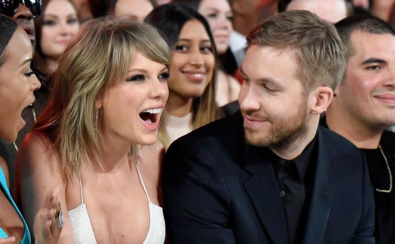 Taylor Swift and Calvin Harris. Photo: Getty