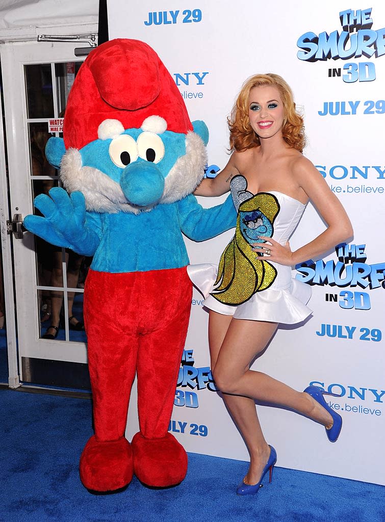 Katy Perry The Smurfs Pr