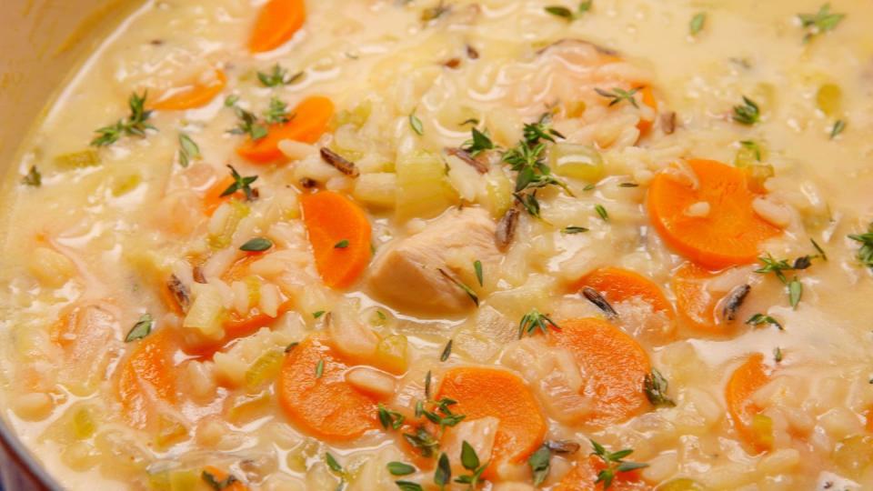 Creamy Chicken and Rice Soup