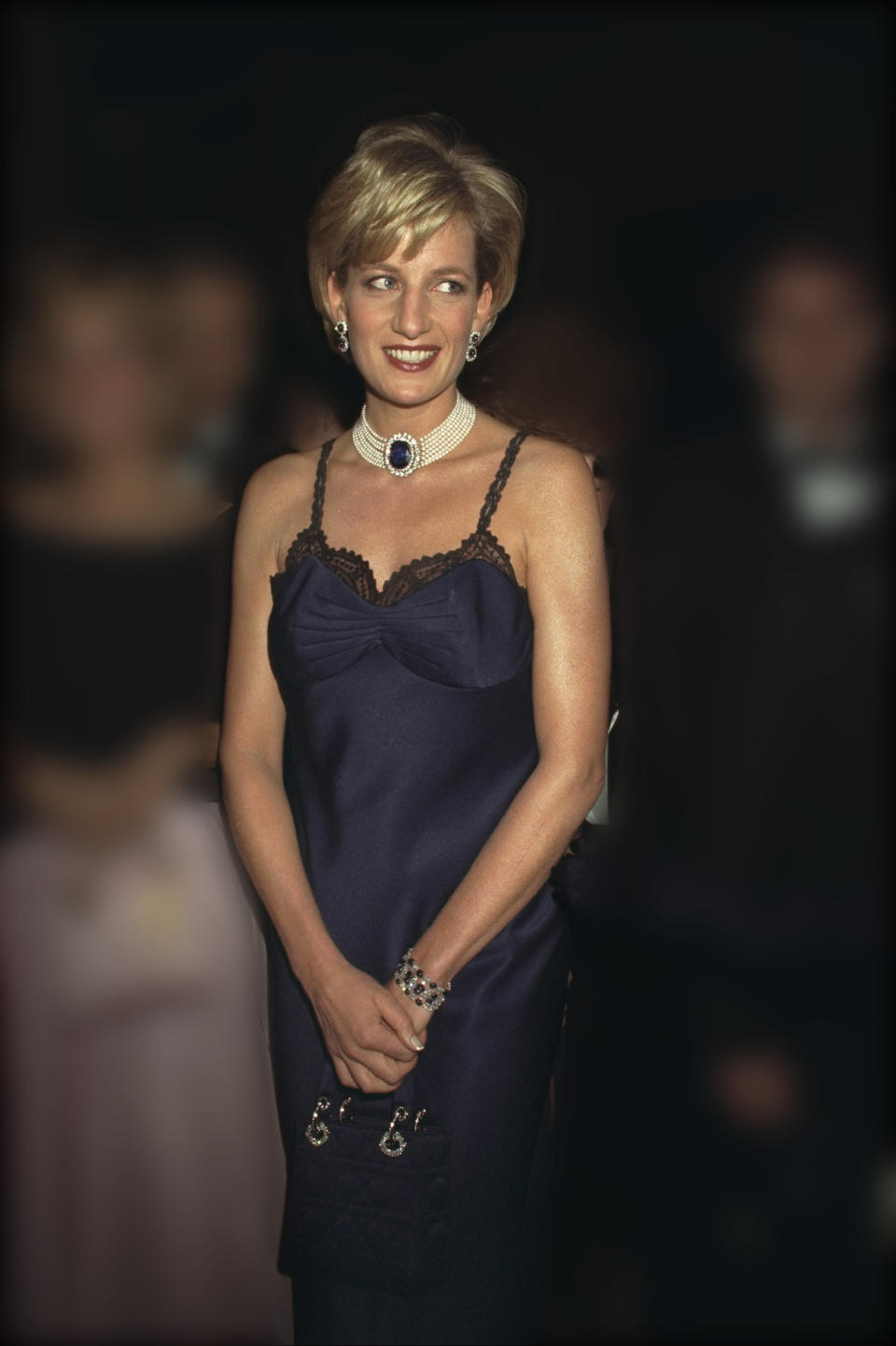 Diana, Princess of Wales at Costume Institute Gala at Metropolitan Museum of Art for a benefit ball.
(Photo By: Richard Corkery/NY Daily News via Getty Images)