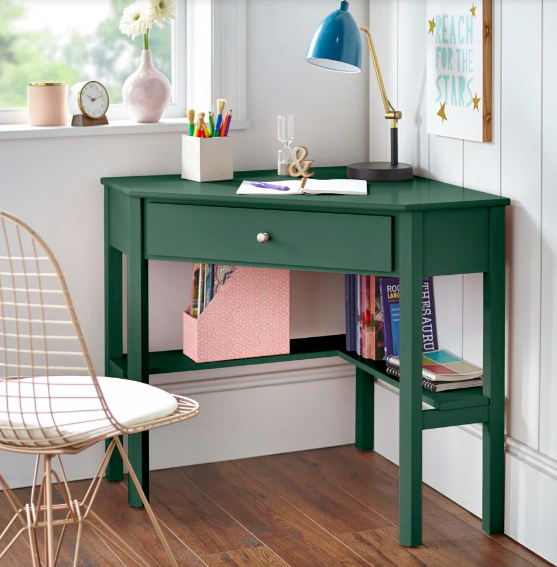 <p><a href="https://go.redirectingat.com?id=74968X1596630&url=https%3A%2F%2Fwww.wayfair.com%2FWinston-Porter--Careyann-Corner-Writing-Desk-X117225917-L32-K~W006114806.html%3Frefid%3DGX685262546132-W006114806_1247010093%26device%3Dc%26ptid%3D300198232212%26network%3Dg%26targetid%3Dpla-300198232212%26channel%3DGooglePLA%26ireid%3D112841788%26fdid%3D1817%26PiID%255B%255D%3D1247010093%26gad_source%3D1%26gclid%3DCjwKCAjwy8i0BhAkEiwAdFaeGLtYCQc0A8V9hLRwrKX4SSCXgEuyZfJw49nwWP2TQ4UXsQ8d-cOkkBoCASMQAvD_BwE&sref=https%3A%2F%2Fwww.cosmopolitan.com%2Flifestyle%2Fg61588112%2Fsmall-space-desk%2F" rel="nofollow noopener" target="_blank" data-ylk="slk:Shop Now;elm:context_link;itc:0;sec:content-canvas" class="link rapid-noclick-resp">Shop Now</a></p><p>Careyann Corner Writing Desk</p><p>wayfair.com</p><p>$167.99</p>