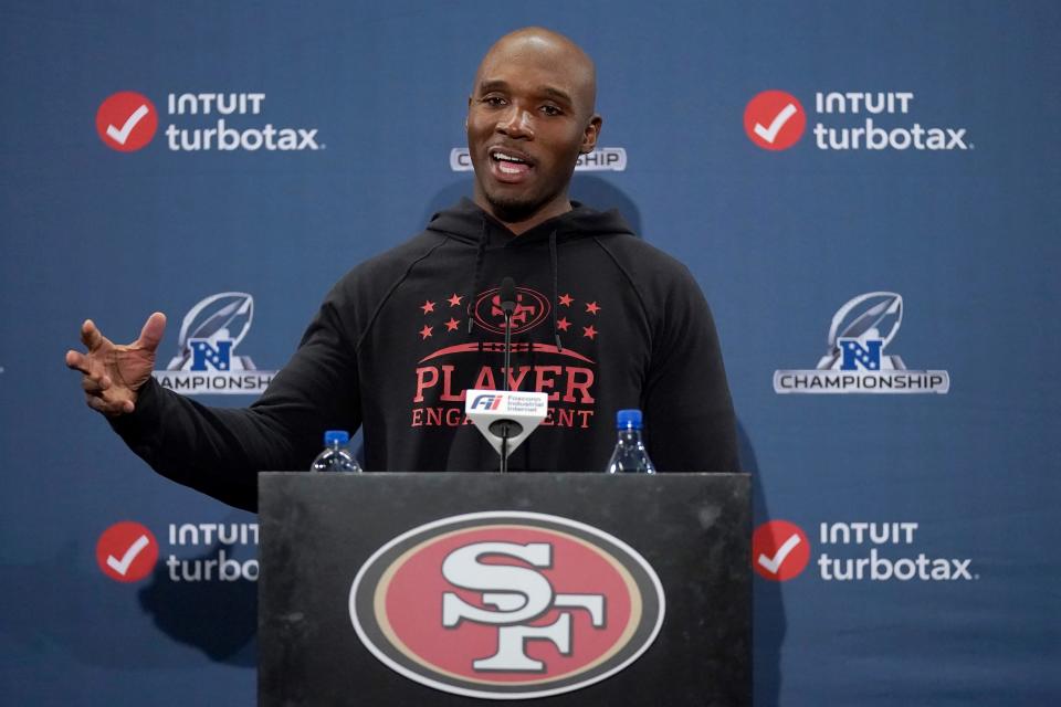 As defensive coordinator, DeMeco Ryans helped lead the San Francisco 49ers to the NFC championship game.