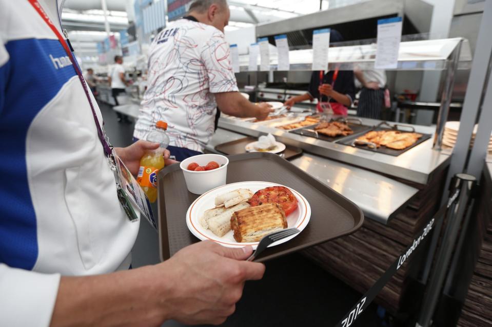 Gold medal menu 15,000 athletes need lots of dining options to reach