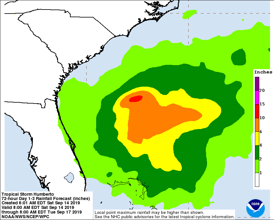 Tropical Storm Humberto | National Hurricane Center/NOAA