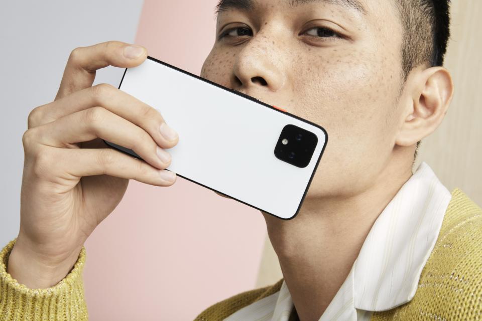 ▲Google 最新旗艦機Pixel 4系列手機有臉部辨識解鎖功能。（Google提供）