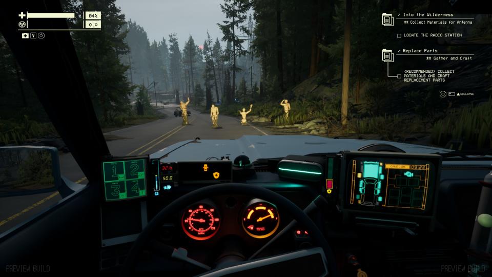 Driving survival game