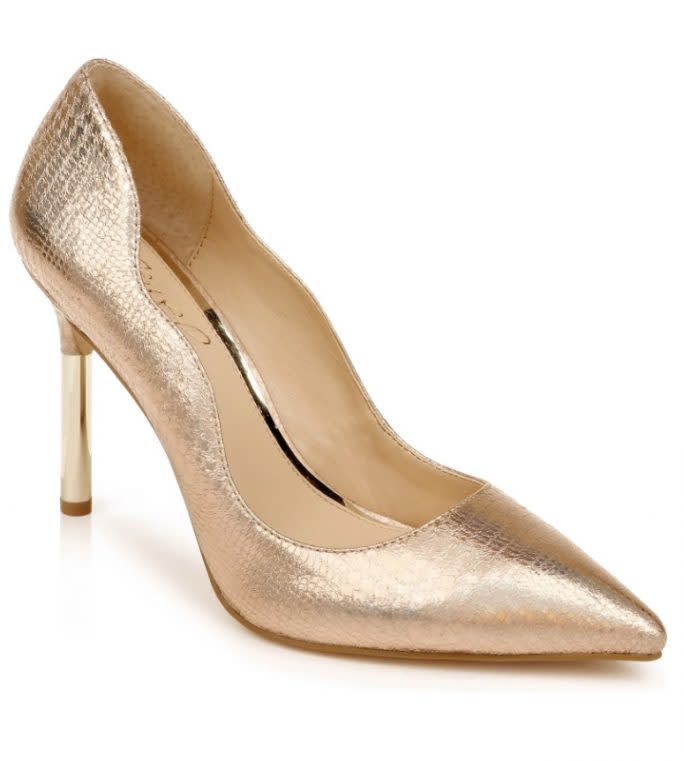 Badgley Mischka Glitter Pump