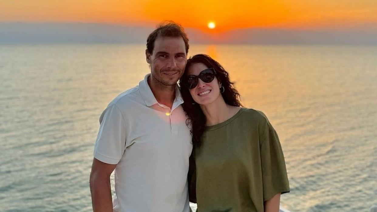 Rafa Nadal y Mery Perelló en Grecia