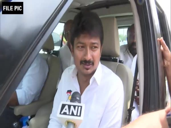 DMK's Udhayanidhi Stalin leading from Chepauk-Thiruvallikeni constituency. [Photo/ANI]