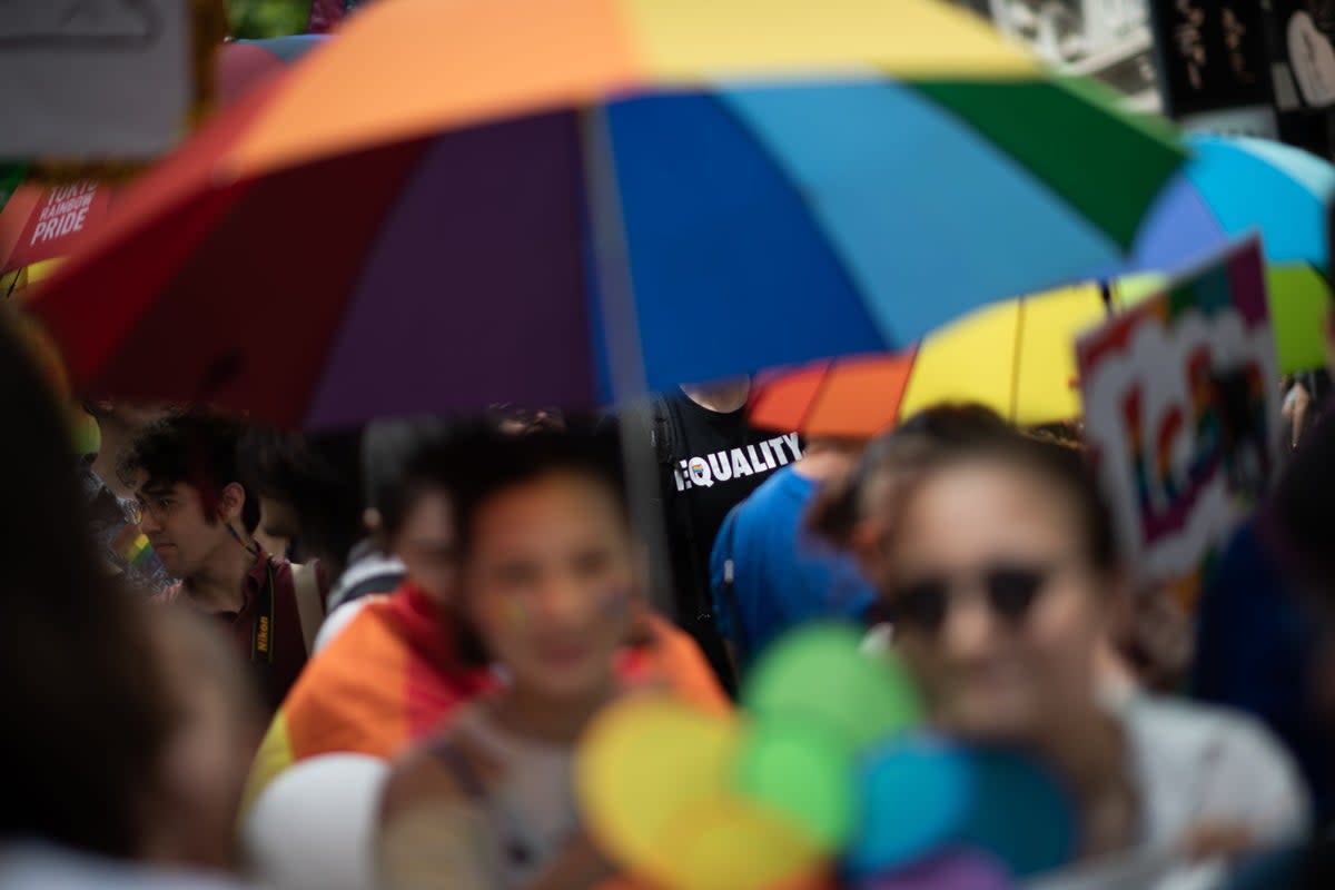 File: People attend the annual Tokyo Rainbow Parade in Tokyo to show support for members of the LGBT community (AFP via Getty Images/ Image used for representational purpose)
