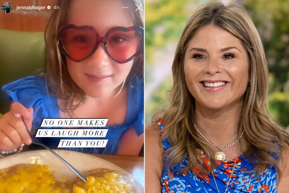 <p>Jenna Bush Hager/Instagram; Nathan Congleton/NBC via Getty</p> Jenna Bush Hager and daughter Poppy.