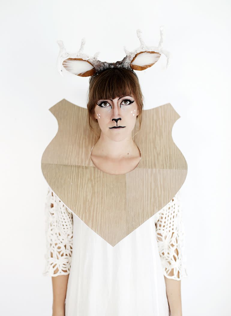 DIY Taxidermy Deer Halloween Costume