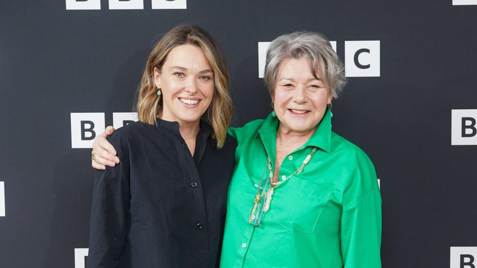 Barbara Flynn and her on-screen daughter Sally Breton