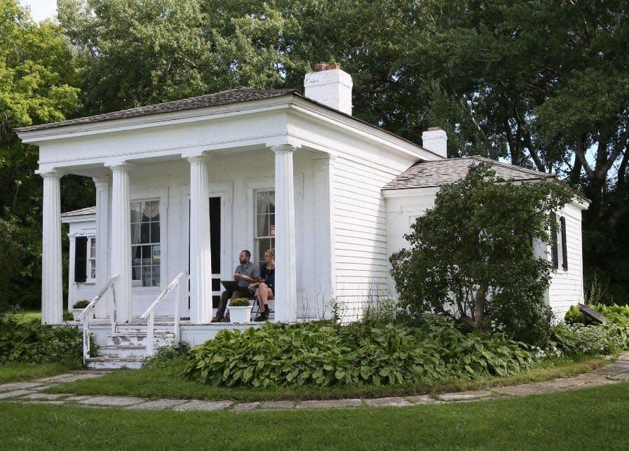 Kilbourntown House, also known as the Benjamin Church House, in Estabrook Park will be open from 10 a.m. to 3 p.m. Sunday.