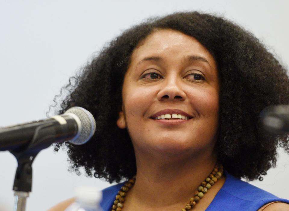 Shreveport Councilwoman LeVette Fuller during the Meet the candidates: Shreveport Mayoral Election 2022 event Thursday evening, July 28, at the YMCA of Northwest Louisiana.