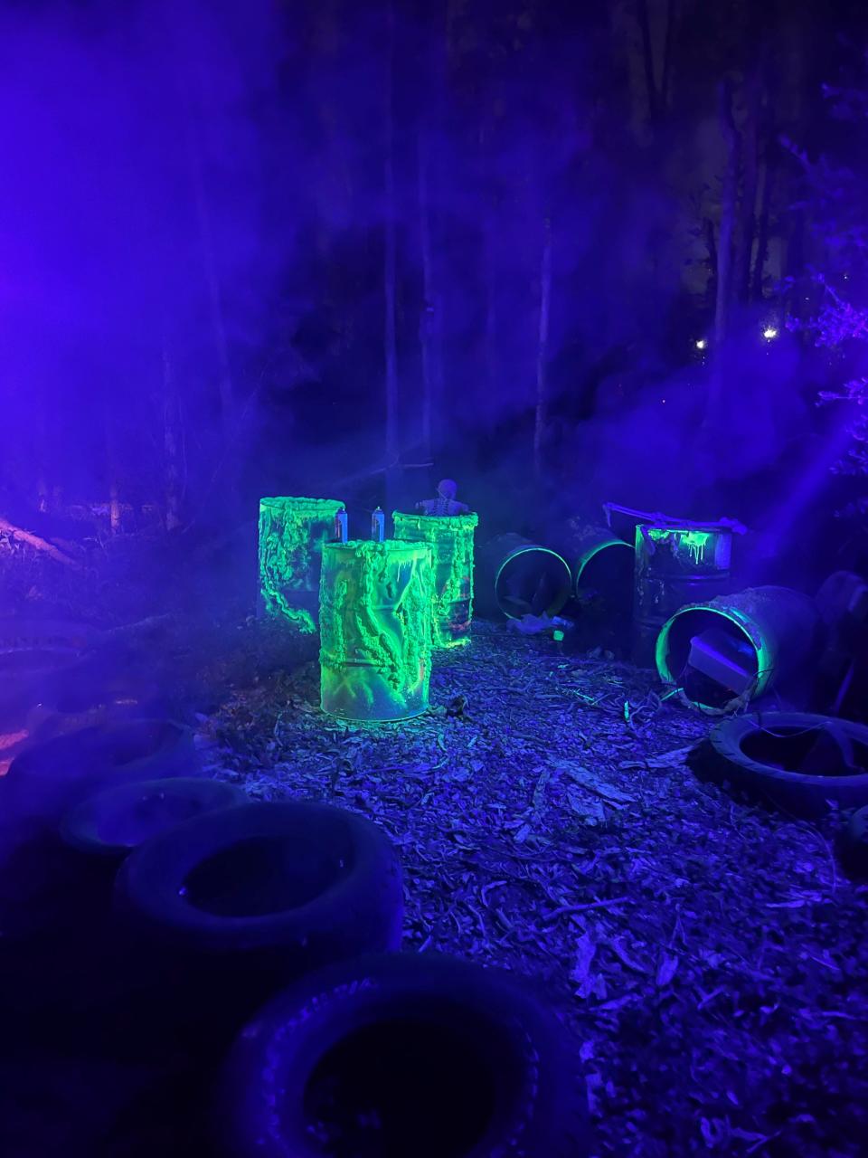 A scene from Gator Mike's 2023 Frightmare on 78, which returns as a haunted hike for the first time in five years.
