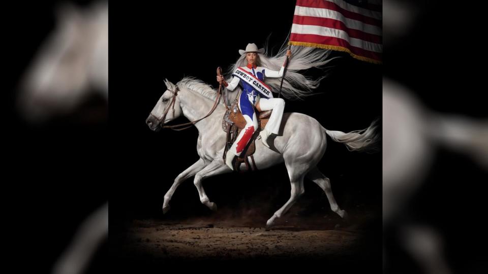 PHOTO: This cover image released by Parkwood/Columbia/Sony shows 'Cowboy Carter' by Beyoncé.  (AP)