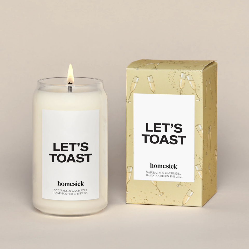 <p><a href="https://go.redirectingat.com?id=74968X1596630&url=https%3A%2F%2Fhomesick.com%2Fcollections%2Fwedding-collection-candles%2Fproducts%2Flets-toast-candle&sref=https%3A%2F%2Fwww.oprahdaily.com%2Fstyle%2Fg39947114%2Fbest-graduation-gifts-for-her%2F" rel="nofollow noopener" target="_blank" data-ylk="slk:Shop Now;elm:context_link;itc:0;sec:content-canvas" class="link ">Shop Now</a></p><p>Let's Toast Candle</p><p>homesick.com</p><p>$38.00</p><span class="copyright">Homesick</span>