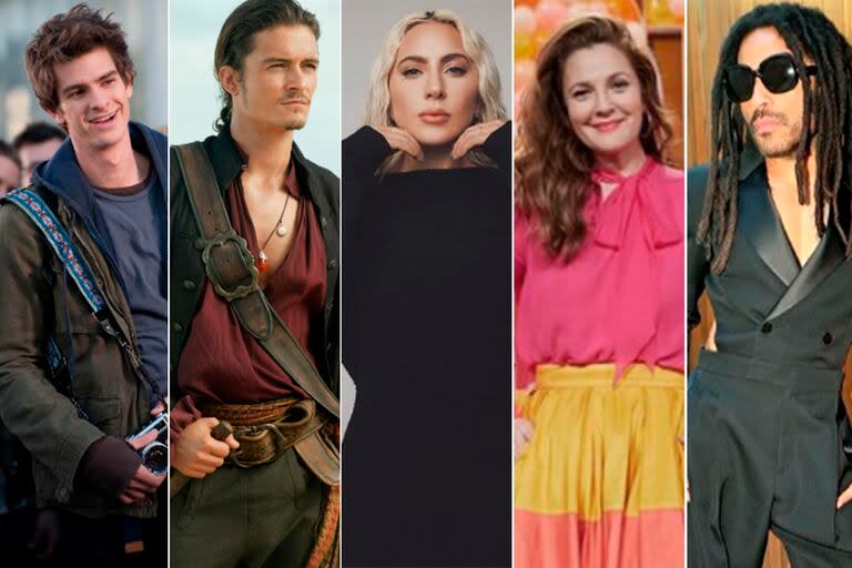 De Drew Barrymore y Orlando Bloom a Andrew Garfield y Lady Gaga: diez famosos que eligieron mantenerse célibes