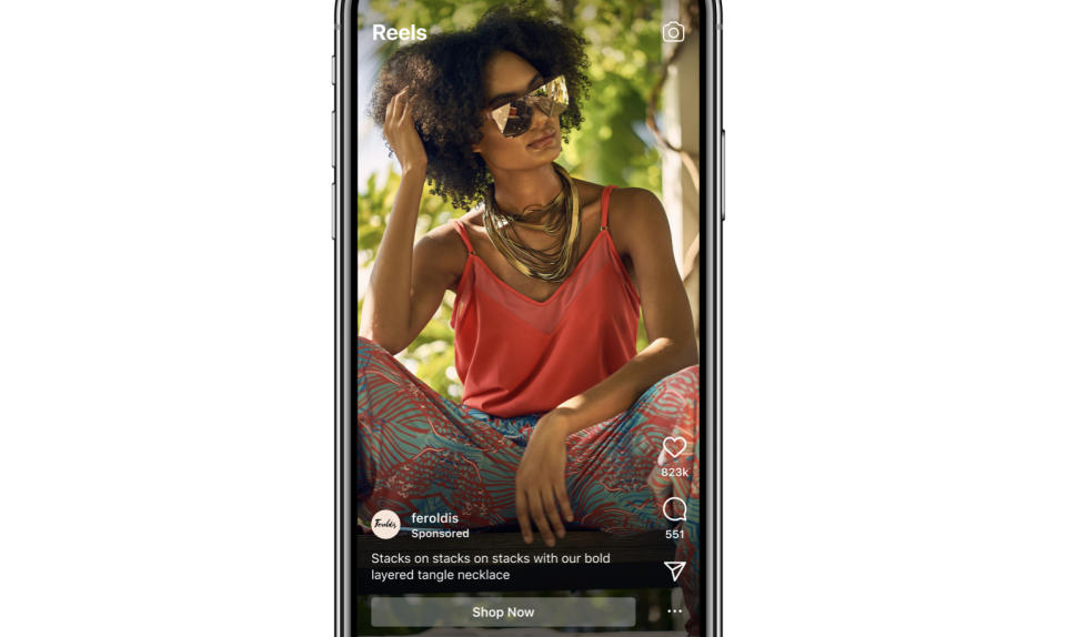 Advertising is now globally available on Instagram's Reels.