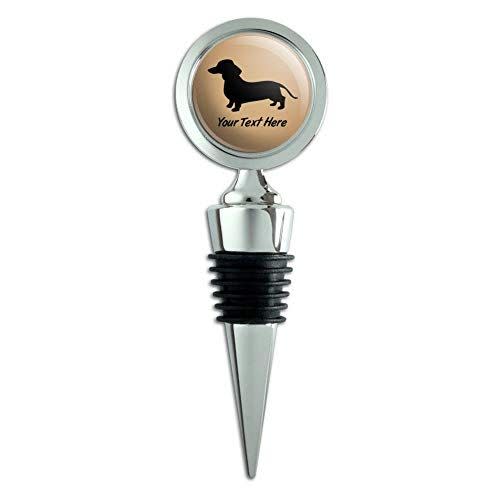 64) Custom Dachshund  Wine Bottle Stopper