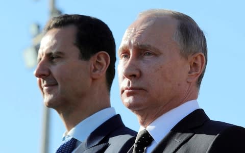 Russian President Putin and Syrian President Bashar al-Assad are long standing allies  - Credit: Sputnik Photo Agency/Reuters